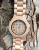 Wooden Watch Made From Canadian Maple Wood (Round)
