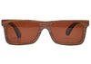 Wooden Sunglasses North American Walnut, All Wood, not Plastic or Bamboo